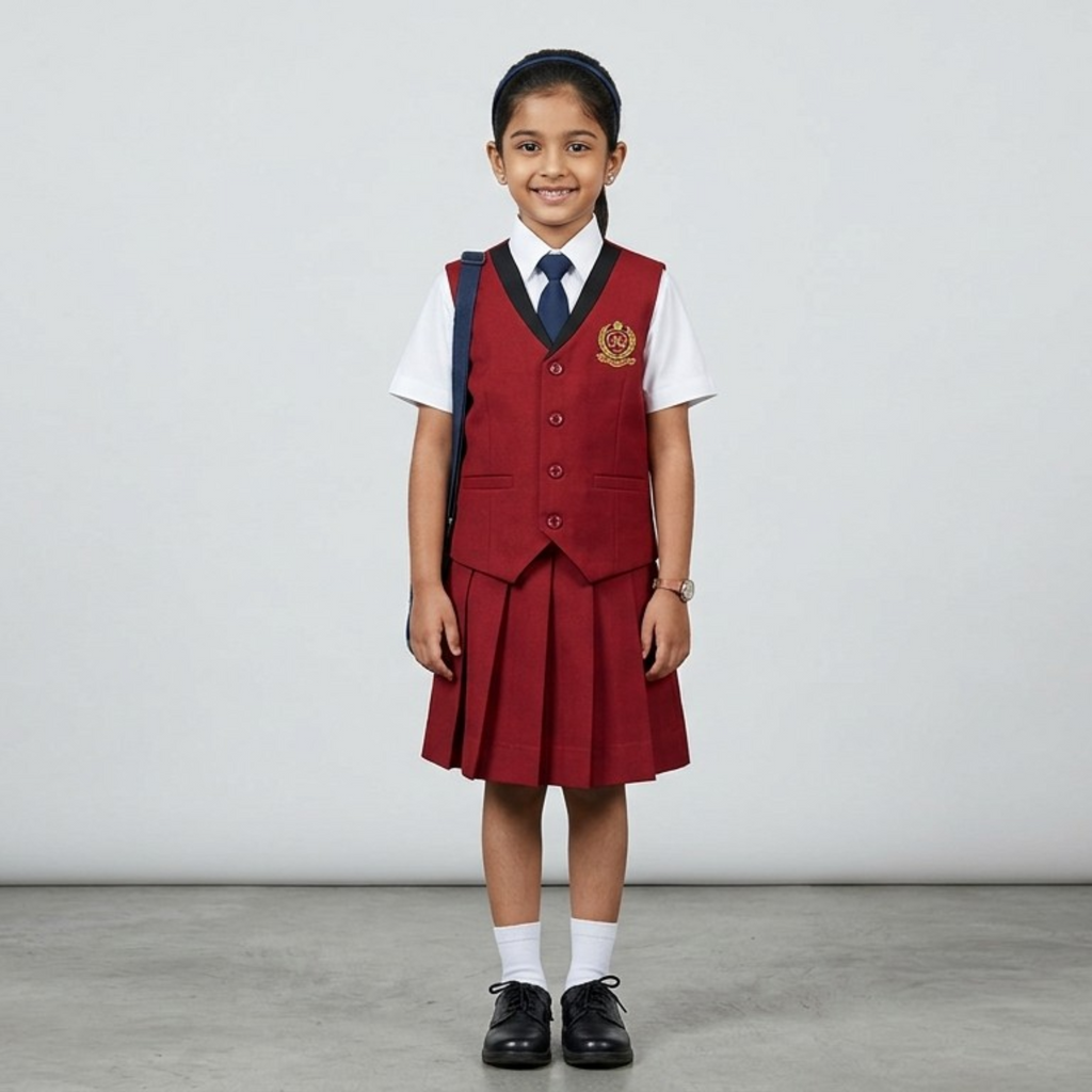 GIS Girls Red Uniform
